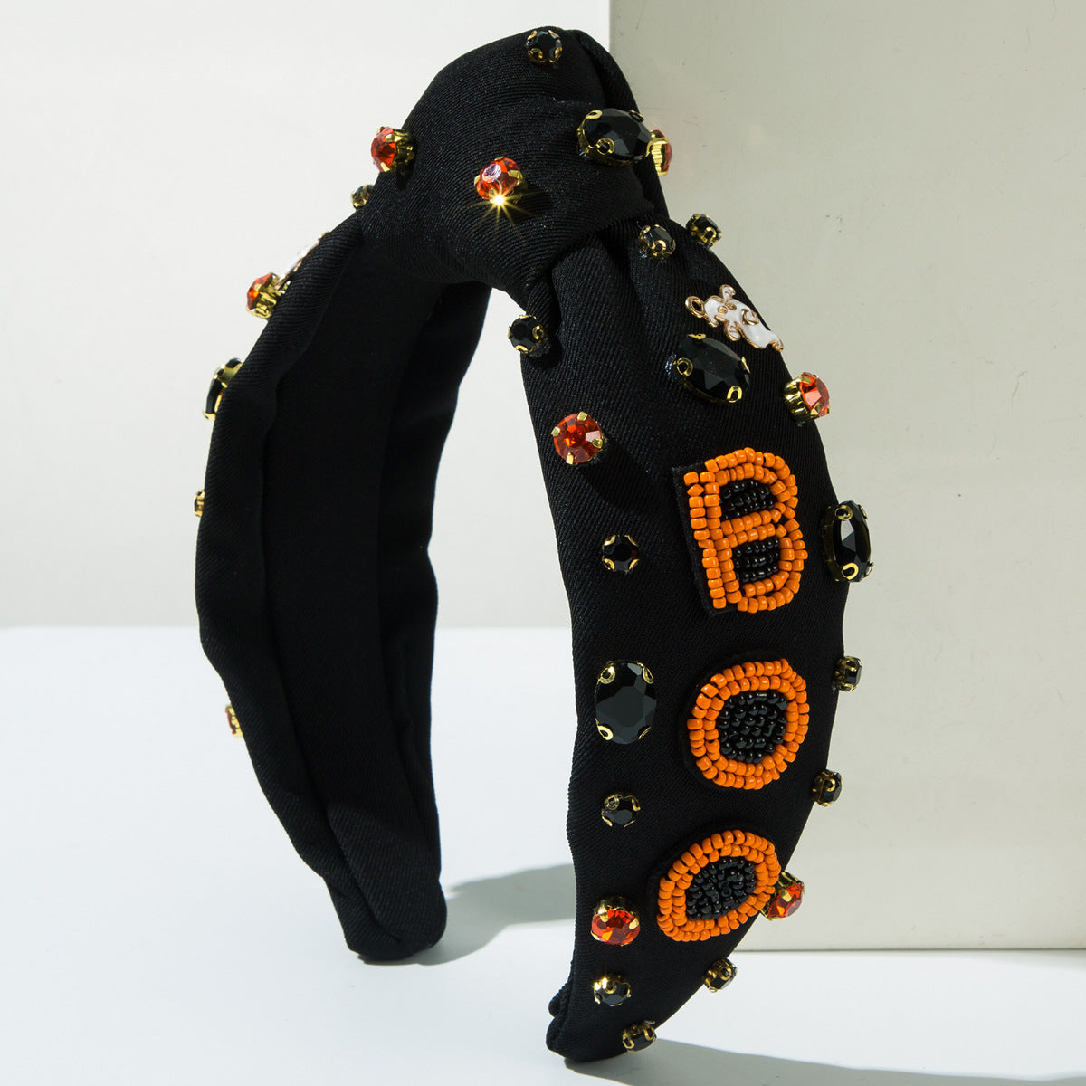 Wholesale Popular Halloween Ghost Accessories Rice Bead BOO Letter Dark Style Hair Accessories